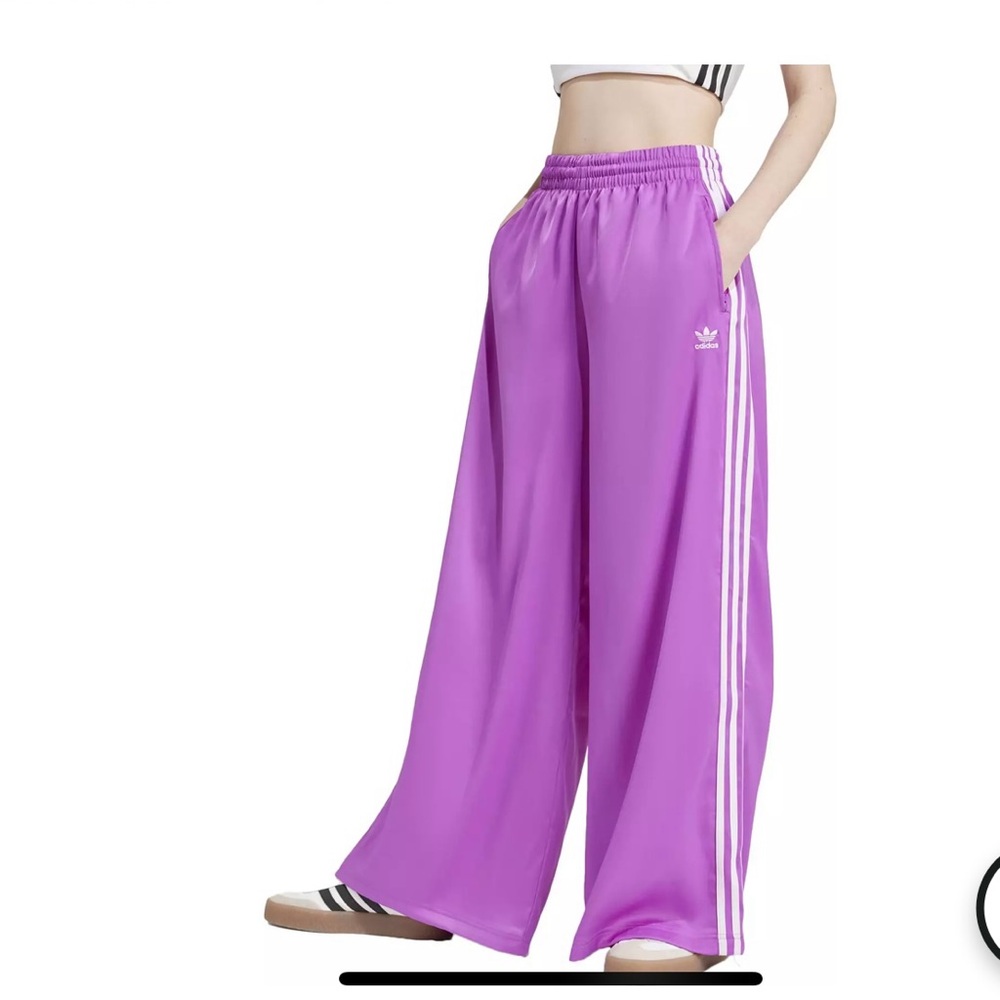 IN SEARCH OF ADIDAS PINK SATIN PANTS SIZE 18 or 20 NWT OR GENTLY USED